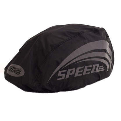 2 PCS Cycling Helmet Rain Cover Outdoor Reflective Safety Helmet Cover