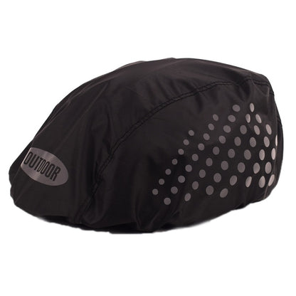2 PCS Cycling Helmet Rain Cover Outdoor Reflective Safety Helmet Cover