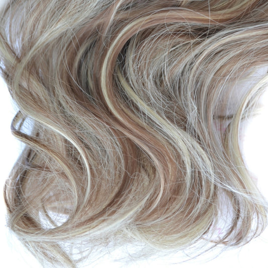 6 in 1 Wig Piece Long Curly Hair Wig Extension Piece