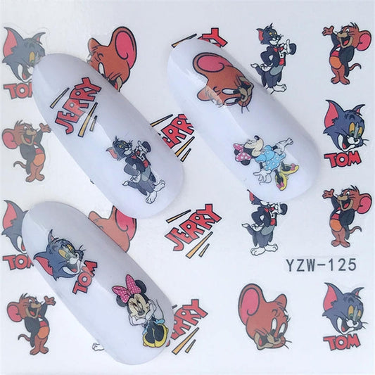 10 PCS Summer Colorful Nail Sticker Water Transfer Nail Decorations, YZW-008, YZW-102, YZW-107, YZW-120, YZW-121, YZW-124, YZW-125, YZW-126, YZW-136, YZW-137, YZW-143, YZW-1441, YZW-1442, YZW-154, YZW-1550, YZW-1554, YZW-165, YZW-169, YZW-170, YZW-172
