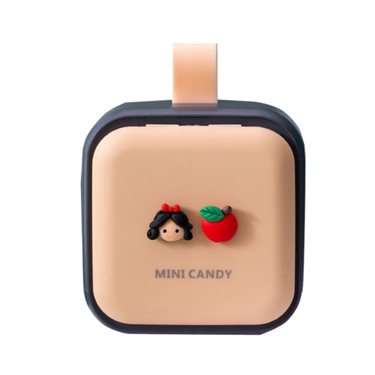 Portable Large-capacity Sealed Pill Box Cartoon Cute Week Pill Box, Small princess, Bunny, Lemon, Yellow lemon, Yellow pineapple, Panda, Big eyes