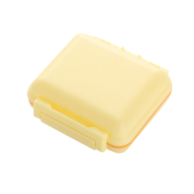 JS0018 Wheat Portable Sealed Pill Box with 6 Compartments For Pill Health Care Box