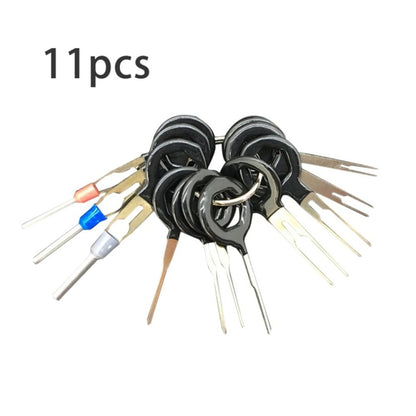 11 PCS Car Extractor Terminal Removal Tool Kit Electrical Wiring Crimp Connector Puller Release Pin Extractor Kit, 11 In 1
