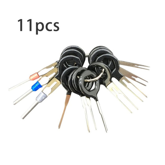 11 PCS Car Extractor Terminal Removal Tool Kit Electrical Wiring Crimp Connector Puller Release Pin Extractor Kit, 11 In 1