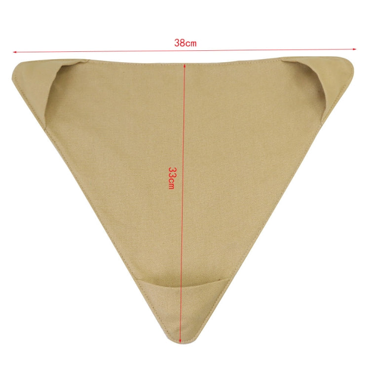 Outdoor Triangle Stool Camp Waterproof Canvas Portable DIY Chair Scorpion Fishing Stool, Black, Khaki, Army Green, Brown