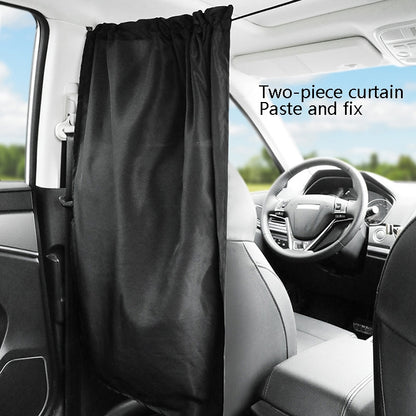 Automobile Front And Rear Partition Curtain Business Car Air Conditioning Privacy Curtain, Size: 69 x 82cm