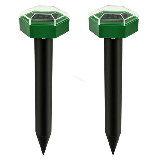 Outdoor Hexagonal Solar Ultrasonic Mole Repeller Inserted Into The Lawn Outdoor Animal Repeller, Animal Repeller