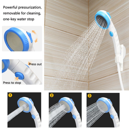 LLT-ES01 Electric Pet Shower Outdoor Camping Bath Device, Style:, Standard (Orange White), Standard (Sky Blue), Standard (Pink), High Match (Orange White), High Match (Sky Blue), High Match (Pink)