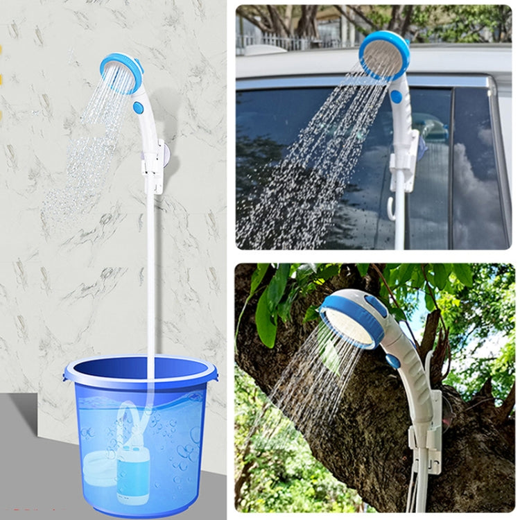 LLT-ES01 Electric Pet Shower Outdoor Camping Bath Device, Style:, Standard (Orange White), Standard (Sky Blue), Standard (Pink), High Match (Orange White), High Match (Sky Blue), High Match (Pink)