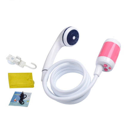 LLT-ES01 Electric Pet Shower Outdoor Camping Bath Device, Style:, Standard (Orange White), Standard (Sky Blue), Standard (Pink), High Match (Orange White), High Match (Sky Blue), High Match (Pink)
