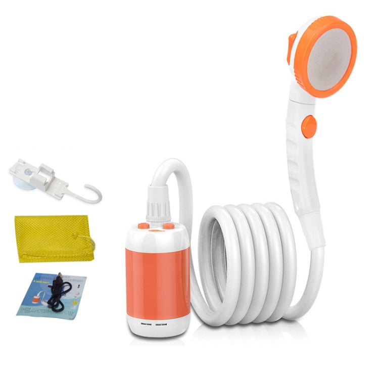 LLT-ES01 Electric Pet Shower Outdoor Camping Bath Device, Style:, Standard (Orange White), Standard (Sky Blue), Standard (Pink), High Match (Orange White), High Match (Sky Blue), High Match (Pink)