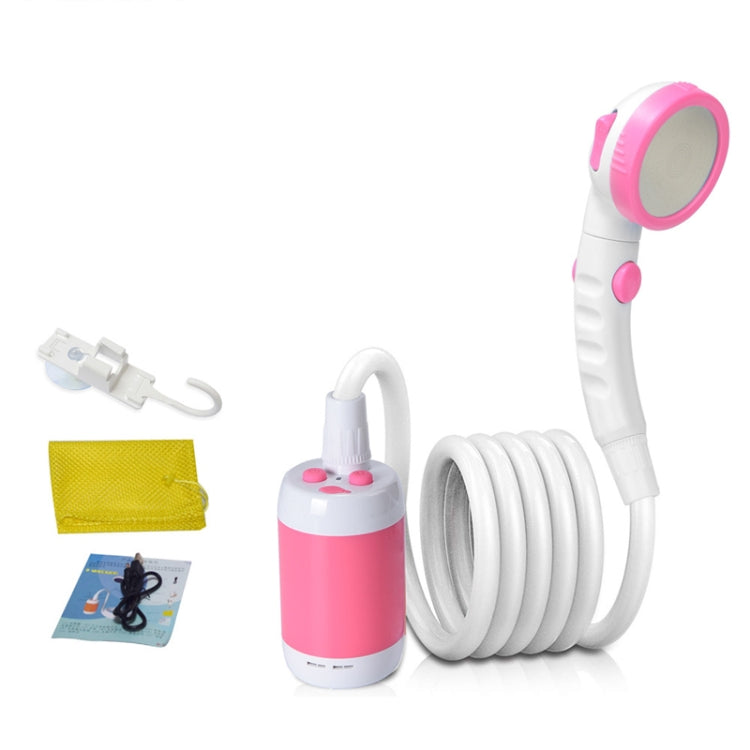 LLT-ES01 Electric Pet Shower Outdoor Camping Bath Device, Style:, Standard (Orange White), Standard (Sky Blue), Standard (Pink), High Match (Orange White), High Match (Sky Blue), High Match (Pink)