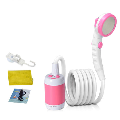 LLT-ES01 Electric Pet Shower Outdoor Camping Bath Device, Style:, Standard (Orange White), Standard (Sky Blue), Standard (Pink), High Match (Orange White), High Match (Sky Blue), High Match (Pink)
