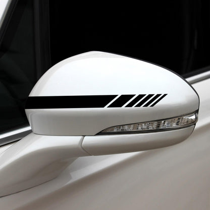 D-1037 Striped Car Sticker Car Side Door Cover Rearview Mirror Combination Sticker, D-1037