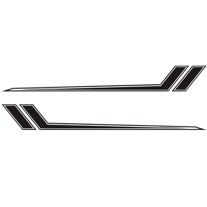 D-716 Car Striped Vinyl Body Stickers Personalized Modification Car Sticker, D-716