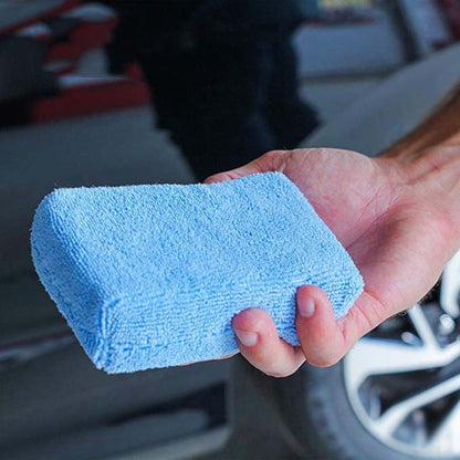 FJDLK-001 Microfiber Car Washing Cleaning Waxing Polishing Sponge Towel Cloth Square Car Care Tools, 3cm Thick, 4cm Thick