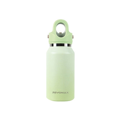 REVOMAX Stainless Steel Vacuum Flask Outdoor Car Vacuum Flask, Capacity：, 266ml (Matcha Green), 266ml (Bubble Blue), 266ml (Cherry Pink), 266ml (Polar White), 365ml (Star Black), 365ml (Polar White), 365ml (Cherry Pink), 365ml (Bubble Blue)������������...