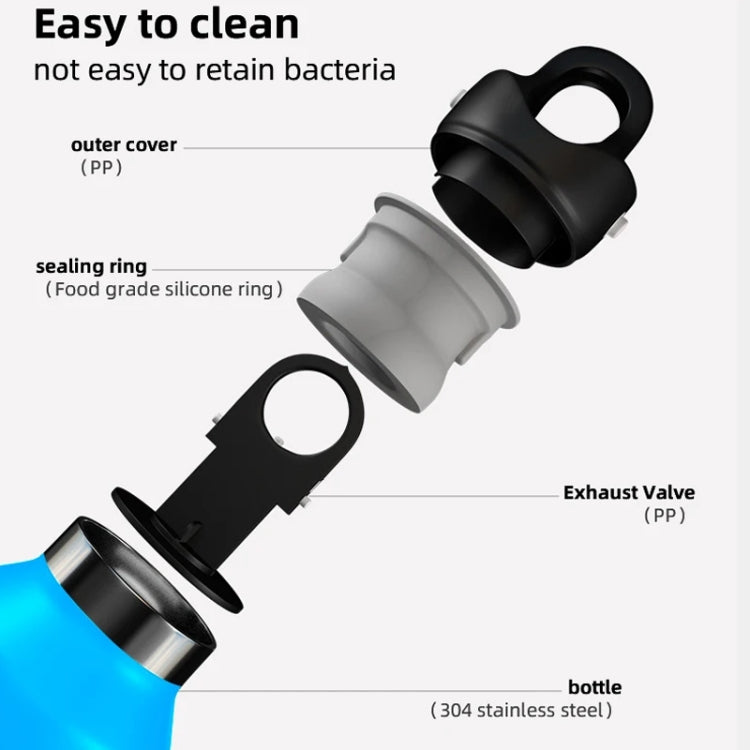 REVOMAX Stainless Steel Vacuum Flask Outdoor Car Vacuum Flask, Capacity：, 266ml (Matcha Green), 266ml (Bubble Blue), 266ml (Cherry Pink), 266ml (Polar White), 365ml (Star Black), 365ml (Polar White), 365ml (Cherry Pink), 365ml (Bubble Blue)������������...