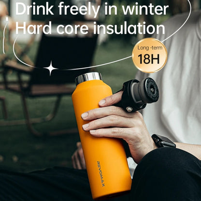 REVOMAX Stainless Steel Vacuum Flask Outdoor Car Vacuum Flask, Capacity：, 266ml (Matcha Green), 266ml (Bubble Blue), 266ml (Cherry Pink), 266ml (Polar White), 365ml (Star Black), 365ml (Polar White), 365ml (Cherry Pink), 365ml (Bubble Blue)������������...