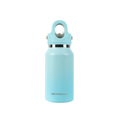 REVOMAX Stainless Steel Vacuum Flask Outdoor Car Vacuum Flask, Capacity：, 266ml (Matcha Green), 266ml (Bubble Blue), 266ml (Cherry Pink), 266ml (Polar White), 365ml (Star Black), 365ml (Polar White), 365ml (Cherry Pink), 365ml (Bubble Blue)������������...