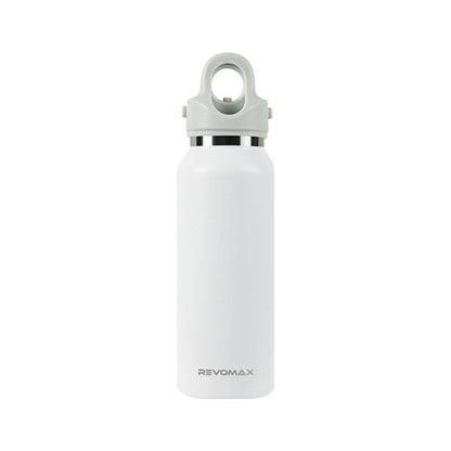 REVOMAX Stainless Steel Vacuum Flask Outdoor Car Vacuum Flask, Capacity：, 266ml (Matcha Green), 266ml (Bubble Blue), 266ml (Cherry Pink), 266ml (Polar White), 365ml (Star Black), 365ml (Polar White), 365ml (Cherry Pink), 365ml (Bubble Blue)������������...