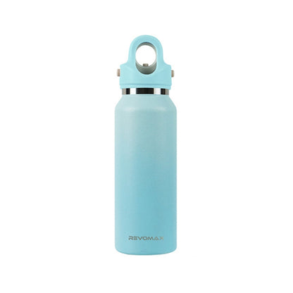 REVOMAX Stainless Steel Vacuum Flask Outdoor Car Vacuum Flask, Capacity：, 266ml (Matcha Green), 266ml (Bubble Blue), 266ml (Cherry Pink), 266ml (Polar White), 365ml (Star Black), 365ml (Polar White), 365ml (Cherry Pink), 365ml (Bubble Blue)������������...