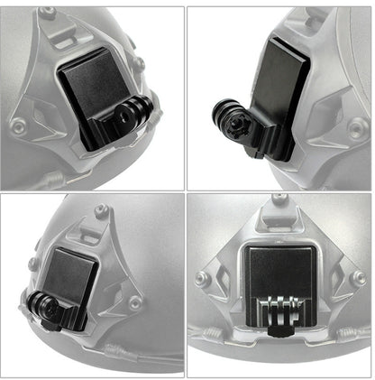 محول قاعدة خوذة تثبيت ثابت للصيد CS NVG لكاميرات GoPro HERO9 Black /HERO8 Black /7 /6 /5 /5 Session /4 Session /4 /3+ /3 /2 /1، DJI Osmo Action، Xiaoyi وكاميرات الحركة الأخرى، إصدار مطور، إصدار كلاسيكي