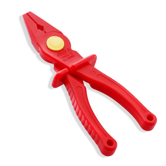 Resistant High Voltage Anti-Magnetic Insulated Plastic Tool, Style:, Vise, Electrician Straight Knife, Electrician Scimitar