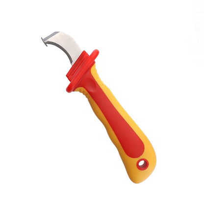 Resistant High Voltage Anti-Magnetic Insulated Plastic Tool, Style:, Vise, Electrician Straight Knife, Electrician Scimitar