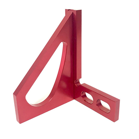 Woodworking Tools Aluminum Alloy 90 Degree Square Multi-Function Scribing Ruler Triangle Ruler, 90 Degree Square Ruler