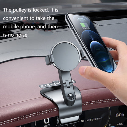 ZJ088 Car Mobile Phone Bracket Car Central Control Instrument Panel Rearview Mirror Multifunctional AR Navigation Bracket, Black, Pink, Green