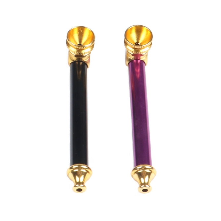 Imitation Gold Pipe Small Copper Pipe, Blue, Green, Red, Silver, Black, Purple