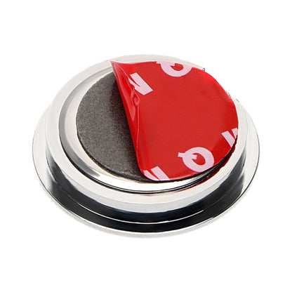 Car Clock Night Light Electronic Clock Car Decoration Quartz, Silver Border, Black Border