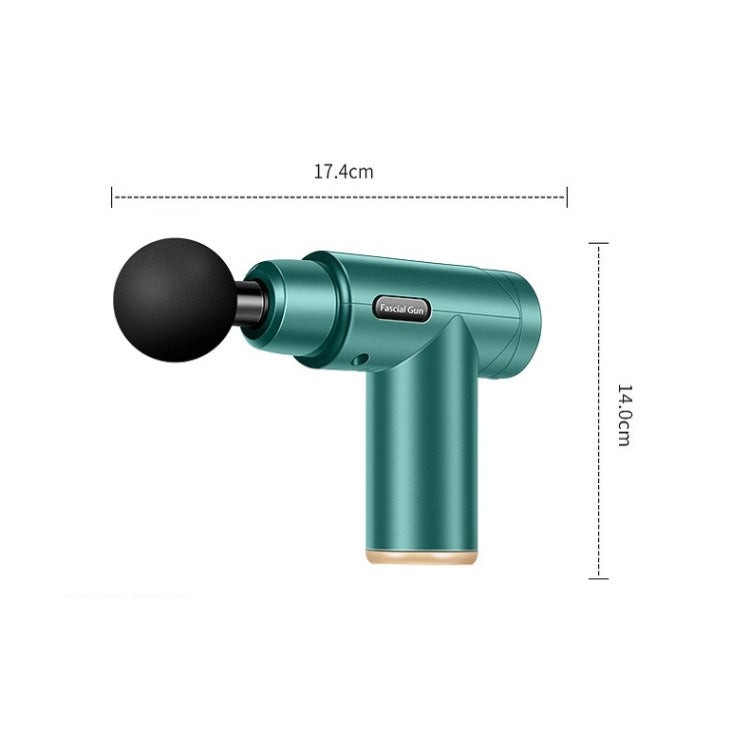 Fascia Massager Mini Electric Muscle Massager Portable Fitness Muscle Relaxing Massager, Button, LCD