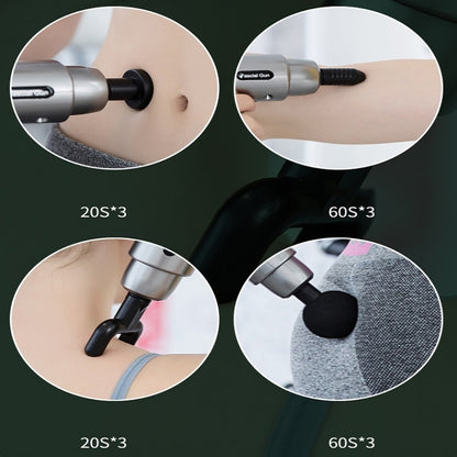 Fascia Massager Mini Electric Muscle Massager Portable Fitness Muscle Relaxing Massager, Button, LCD