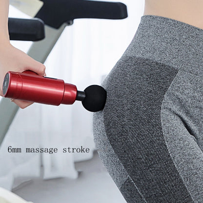 Fascia Massager Mini Electric Muscle Massager Portable Fitness Muscle Relaxing Massager, Button, LCD