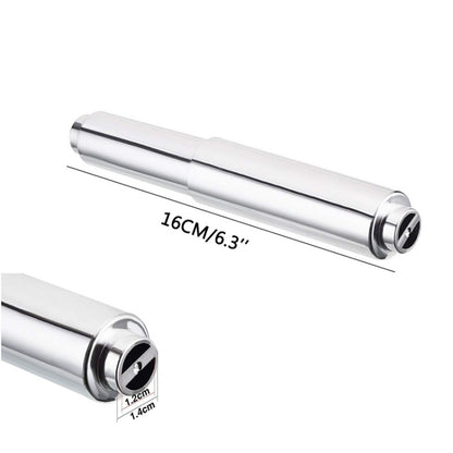 Tissue Box Plastic Retractable Shaft Core Spring Retractable Roll Paper Shaft, Style: Black, Chrome Stretch, Nickel Wire Drawing, Black