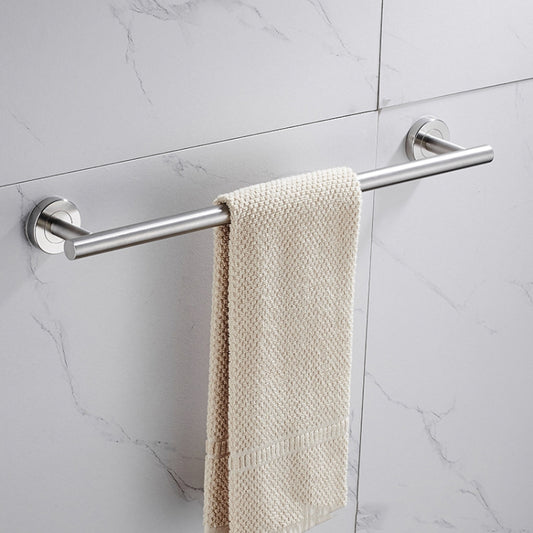 304 Stainless Steel With Grooved Bathroom Pendant Bathroom Shelf,Style:, Wire Drawing Single Rod 40cm, Wire Drawing  Towel Ring, Wire Drawing Hook, Paper Towel Holder A, Paper Towel Holder  B, Vertical Single Rod, Black Cloth Hook����������������������...