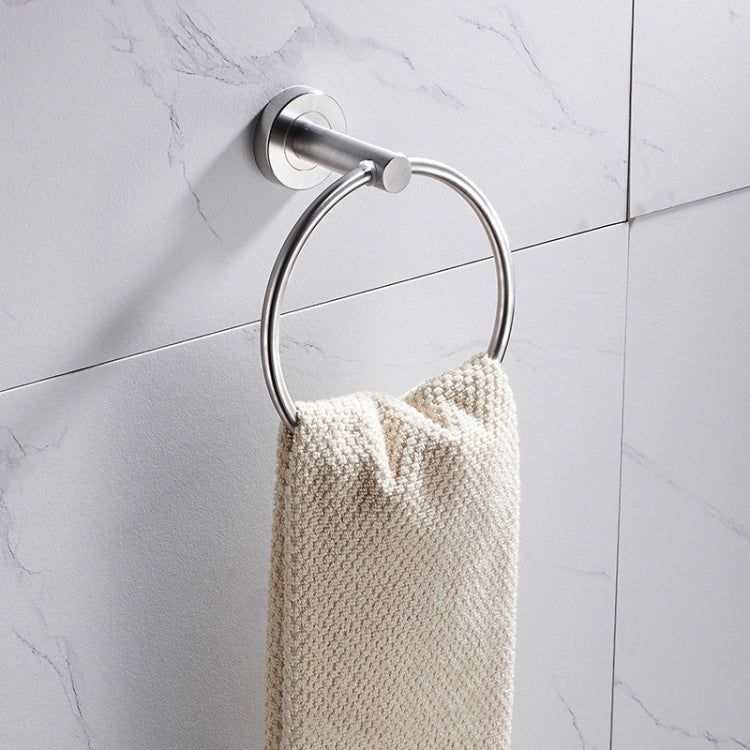 304 Stainless Steel With Grooved Bathroom Pendant Bathroom Shelf,Style:, Wire Drawing Single Rod 40cm, Wire Drawing  Towel Ring, Wire Drawing Hook, Paper Towel Holder A, Paper Towel Holder  B, Vertical Single Rod, Black Cloth Hook����������������������...