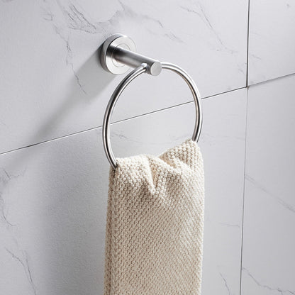 304 Stainless Steel With Grooved Bathroom Pendant Bathroom Shelf,Style:, Wire Drawing Single Rod 40cm, Wire Drawing  Towel Ring, Wire Drawing Hook, Paper Towel Holder A, Paper Towel Holder  B, Vertical Single Rod, Black Cloth Hook����������������������...