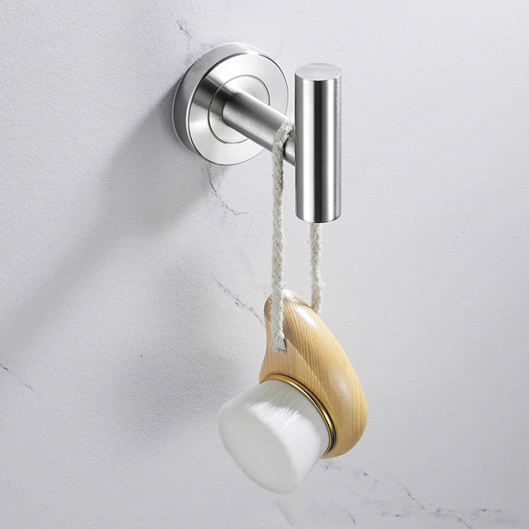 304 Stainless Steel With Grooved Bathroom Pendant Bathroom Shelf,Style:, Wire Drawing Single Rod 40cm, Wire Drawing  Towel Ring, Wire Drawing Hook, Paper Towel Holder A, Paper Towel Holder  B, Vertical Single Rod, Black Cloth Hook����������������������...