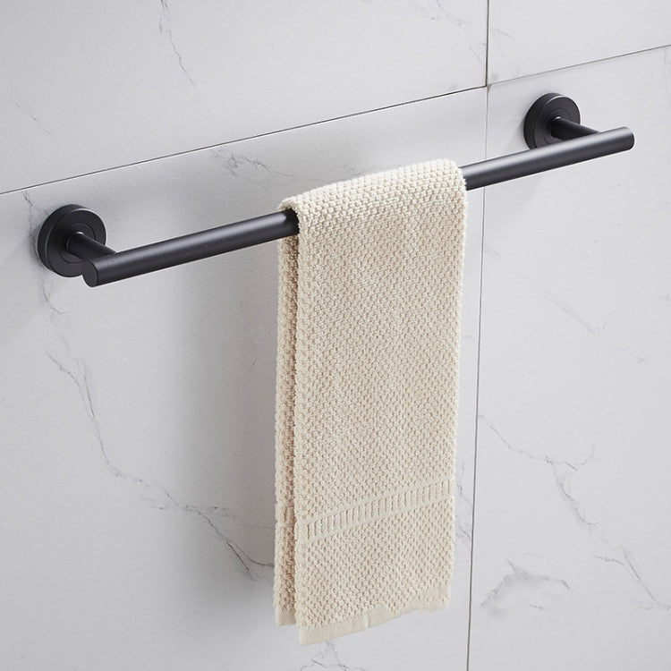 304 Stainless Steel With Grooved Bathroom Pendant Bathroom Shelf,Style:, Wire Drawing Single Rod 40cm, Wire Drawing  Towel Ring, Wire Drawing Hook, Paper Towel Holder A, Paper Towel Holder  B, Vertical Single Rod, Black Cloth Hook����������������������...