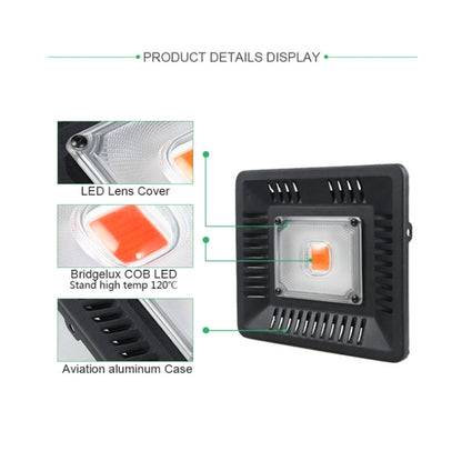 Ultra-Thin LED Plant Light, Full Spectrum COB Growth Light, Vegetable, Fruit & Flower Greenhouse Fill Light With Plug, 50W UK Plug, 150W UK Plug, 50W US Plug, 150W US Plug, 50W EU Plug, 150W EU Plug, 50W AU Plug, 150W AU Plug