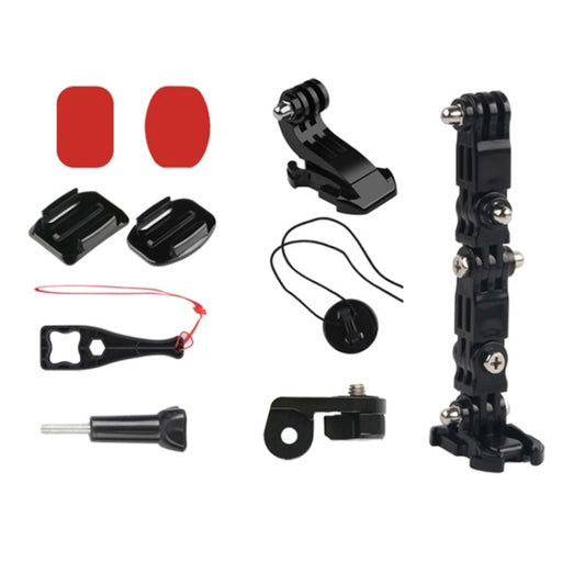 2 Set Cycling Helmet Adhesive Multi-Joint Arm Fixed Mount Set for DJI Osmo Action, GoPro HERO9 Black / HERO8 Black /7 /6 /5 /5 Session /4 Session /4 /3+ /3 /2 /1, Xiaoyi and Other Action Cameras, Style 3 Cycling Helmet Kit, Style 4 Cycling Helmet Kit��...