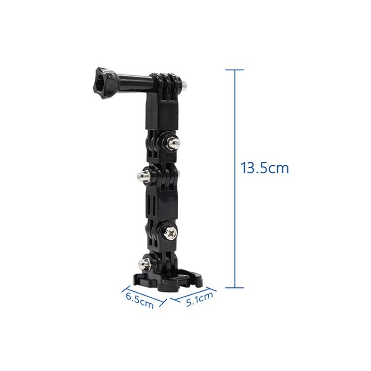 2 Set Cycling Helmet Adhesive Multi-Joint Arm Fixed Mount Set for DJI Osmo Action, GoPro HERO9 Black / HERO8 Black /7 /6 /5 /5 Session /4 Session /4 /3+ /3 /2 /1, Xiaoyi and Other Action Cameras, Style 3 Cycling Helmet Kit, Style 4 Cycling Helmet Kit��...