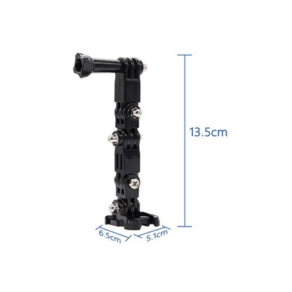 2 Set Cycling Helmet Adhesive Multi-Joint Arm Fixed Mount Set for DJI Osmo Action, GoPro HERO9 Black / HERO8 Black /7 /6 /5 /5 Session /4 Session /4 /3+ /3 /2 /1, Xiaoyi and Other Action Cameras, Style 3 Cycling Helmet Kit, Style 4 Cycling Helmet Kit��...