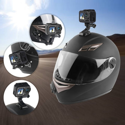 2 Set Cycling Helmet Adhesive Multi-Joint Arm Fixed Mount Set for DJI Osmo Action, GoPro HERO9 Black / HERO8 Black /7 /6 /5 /5 Session /4 Session /4 /3+ /3 /2 /1, Xiaoyi and Other Action Cameras, Style 3 Cycling Helmet Kit, Style 4 Cycling Helmet Kit��...