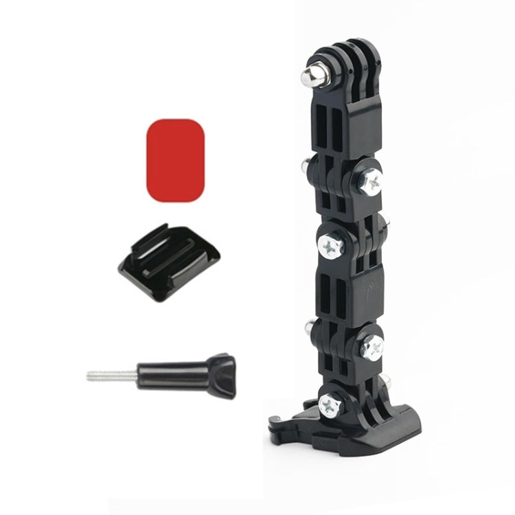 2 Set Cycling Helmet Adhesive Multi-Joint Arm Fixed Mount Set for DJI Osmo Action, GoPro HERO9 Black / HERO8 Black /7 /6 /5 /5 Session /4 Session /4 /3+ /3 /2 /1, Xiaoyi and Other Action Cameras, Style 3 Cycling Helmet Kit, Style 4 Cycling Helmet Kit��...