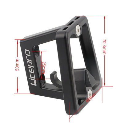 Litepro Split Pig Nose Rest Aluminum Alloy Front Shelf Installed Seat