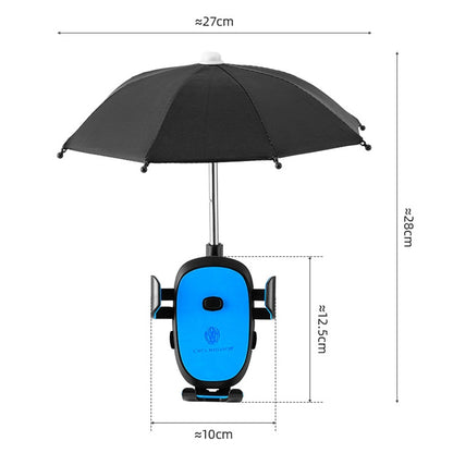 CYCLINGBOX BG-2935 Bicycle Mobile Phone Bracket With Umbrella Waterproof Navigation Electric Car Mobile Phone Frame, Style: